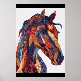 Paardenliefhebber Waterverf Art Poster