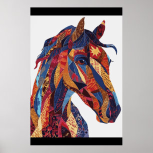 Paardenliefhebber Waterverf Art Poster