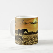 Paardenliefhebbers gepersonaliseerd met naam Rusti Koffiemok (Voorkant links)