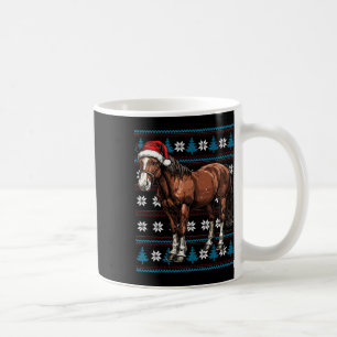 Paardenliefhebbers Kerstmuts Lelijke Kersttrui Leu Koffiemok