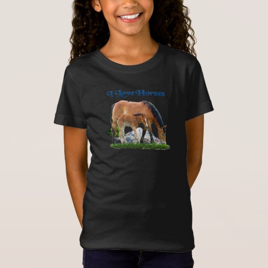 Paardenliefhebbers t-shirts (Voorkant)