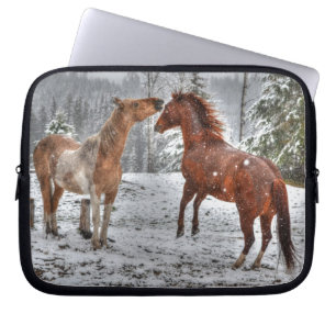 Paardenliefhebbers van Equine Ranch Horse-foto Laptop Sleeve