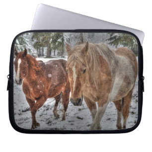Paardenliefhebbers van Equine Ranch Horse-foto Laptop Sleeve