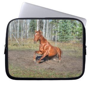 Paardenliefhebbers van Equine Ranch Horse-foto Laptop Sleeve