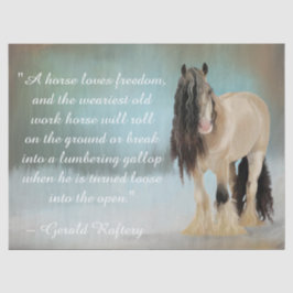 Paardenliefhebbers Vrijheidsprijs Tissuepapier