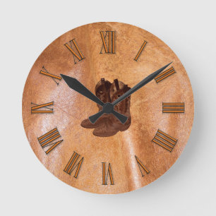 Paardenliefhebbers Western thema Cowboy Designer G Ronde Klok