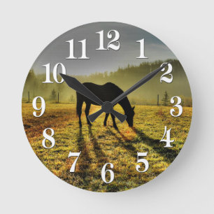 Paardenliefhebbers Western Theme Horse Designer Gi Ronde Klok