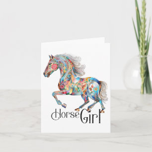 Paardenmeisje - gewoon een meisje dat van paarden kaart