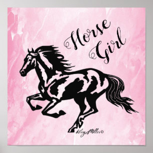 Paardenmeisje, paardenPoster Poster