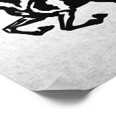 Paardenmeisje, paardenPoster Poster (Hoek)