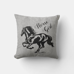 Paardenmeisje, paardenSierkussen Kussen