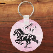 Paardenmeisje, paardenSleutelhanger Sleutelhanger (Voorkant)