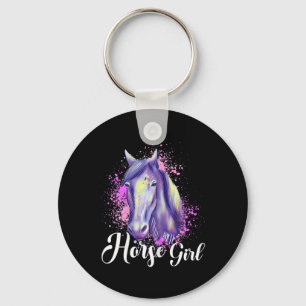 Paardenmeisje Paardrijden Pony Paardenschattig SS Sleutelhanger