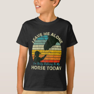 Paardenmeisjes tiener voor paardrijden & kamp; RA T-shirt