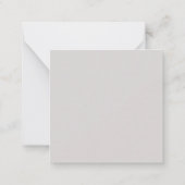 paardenmonogrammen notitiekaartje (Achterkant)