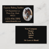 Paardenmonster1 Visitekaartje (Voorkant / Achterkant)