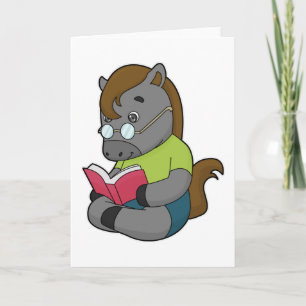 Paardennerd-boekenbril Kaart