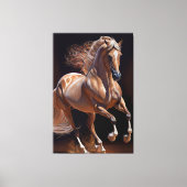 Paardenolie van Lusitano Canvas Afdruk (Voorkant)
