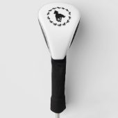 Paardenontwerp Silhouette Golfheadcover (Voorkant)