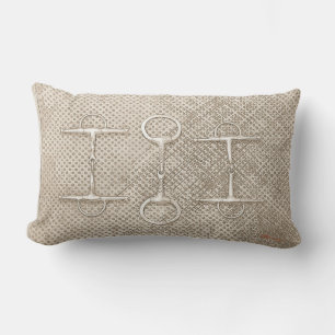 Paardenpaard Bits beige Nuetrals Barn Tack Kussen