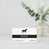 Paardenpaard Visitekaartje (Staand voorkant)