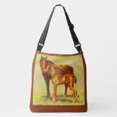 paardenpaardje crossbody tas (Voorkant)