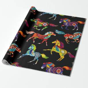 Paardenpakpapier Cadeaupapier