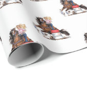 Paardenpakpapier Cadeaupapier (Rol Hoek)