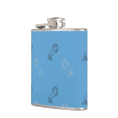 paardenpatroon heupfles (Links)