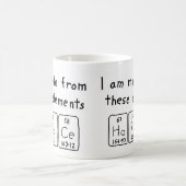 Paardenperiodieke tabelnaam mok (Center)