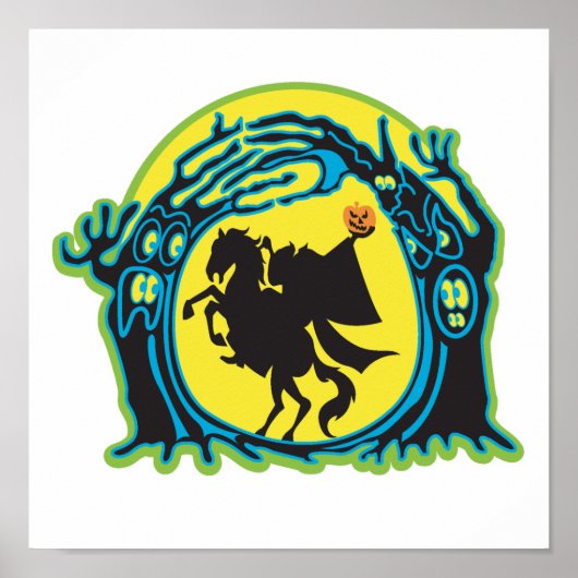 paardenpestkop poster (Voorkant)