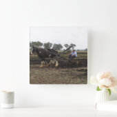 paardenploeg vierkante klok (Huis)