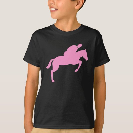 Paardenpompen - Roze T-shirt (Voorkant)