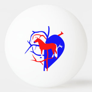 Paardenpongbal Pingpongballen