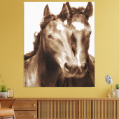 Paardenportret III Canvas Afdruk (Insitu (Woonkamer))