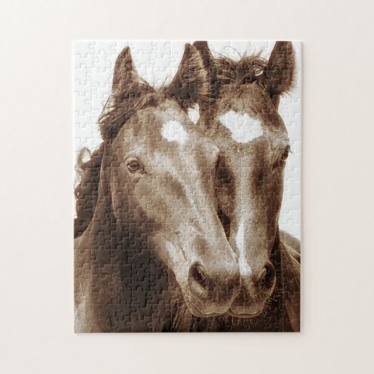 Paardenportret III Legpuzzel (Verticaal)