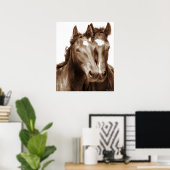 Paardenportret III Poster (Thuiskantoor)