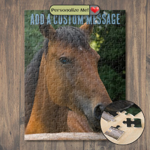 Paardenportret Legpuzzel