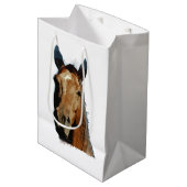 Paardenportret Medium Cadeauzakje (Voorkant Gekanteld)