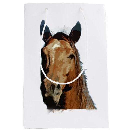 Paardenportret Medium Cadeauzakje (Voorkant)