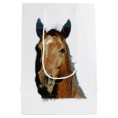 Paardenportret Medium Cadeauzakje (Achterkant)