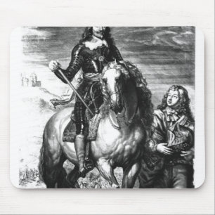 Paardenportret van Charles I Muismat