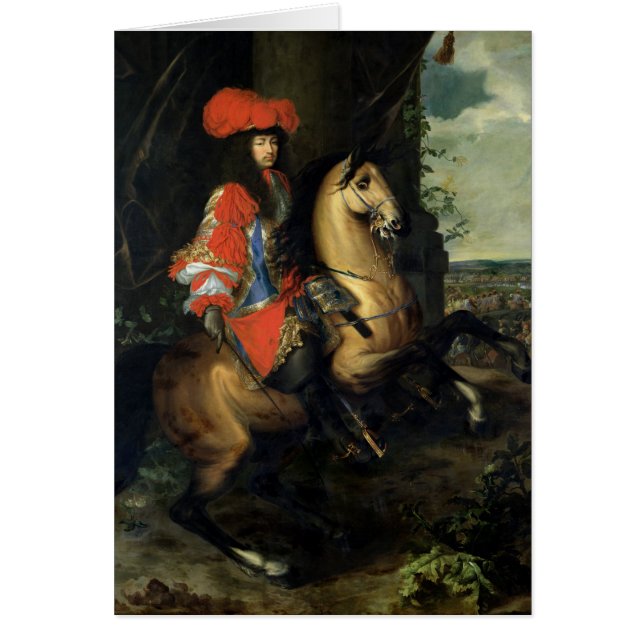 Paardenportret van Louis XIV (Voorkant)