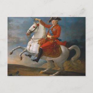 Paardenportret van Louis XVI 1791 Briefkaart