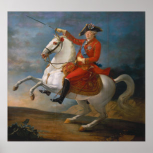 Paardenportret van Louis XVI 1791 Poster