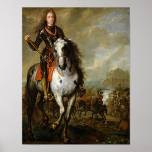 Paardenportret van Prince Eugene Poster