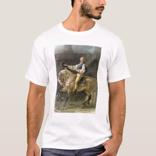 Paardenportret van Stanislas Kostka T-shirt (Voorkant)