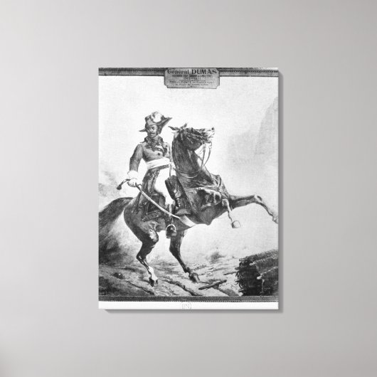 Paardenportret van Thomas Alexandre Canvas Afdruk (Voorkant)
