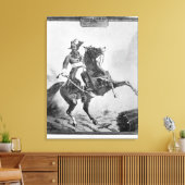 Paardenportret van Thomas Alexandre Canvas Afdruk (Insitu (Woonkamer))