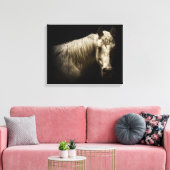 Paardenportret VI Canvas Afdruk (Insitu (Woonkamer))
